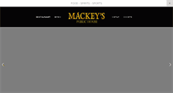 Desktop Screenshot of mackeyspub.com