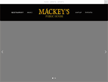 Tablet Screenshot of mackeyspub.com